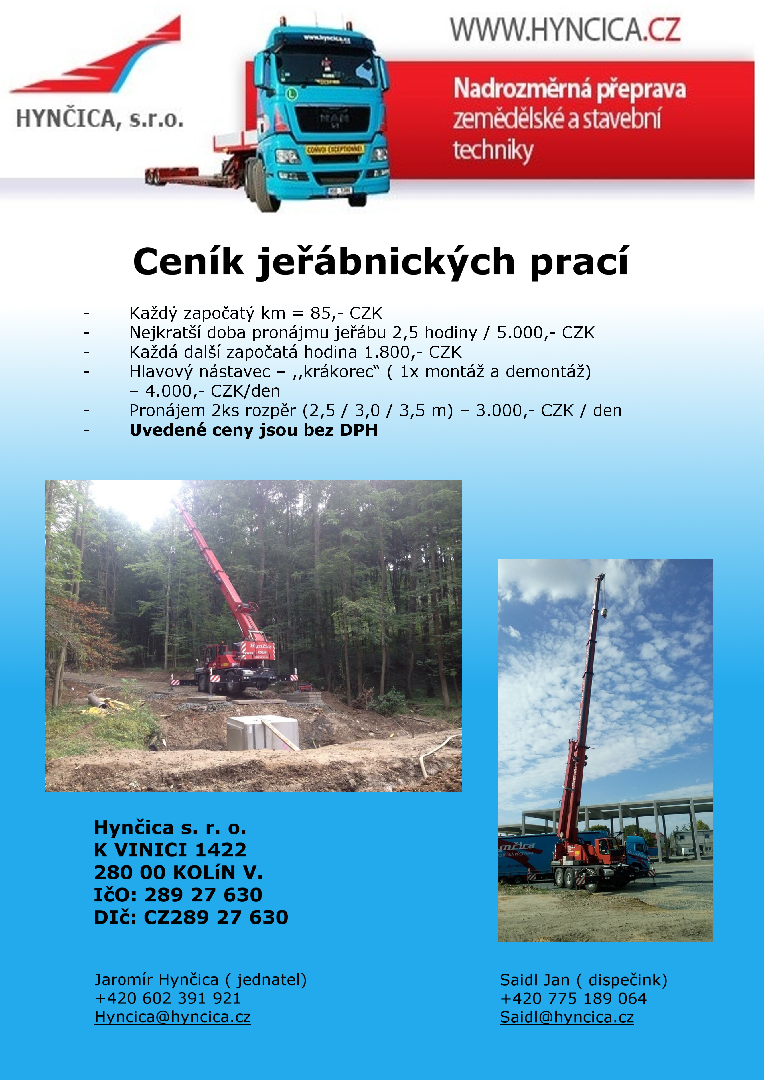 Cen�k je��bnick�ch prac�