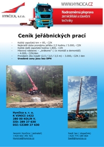 Cen�k je��bnick�ch prac�